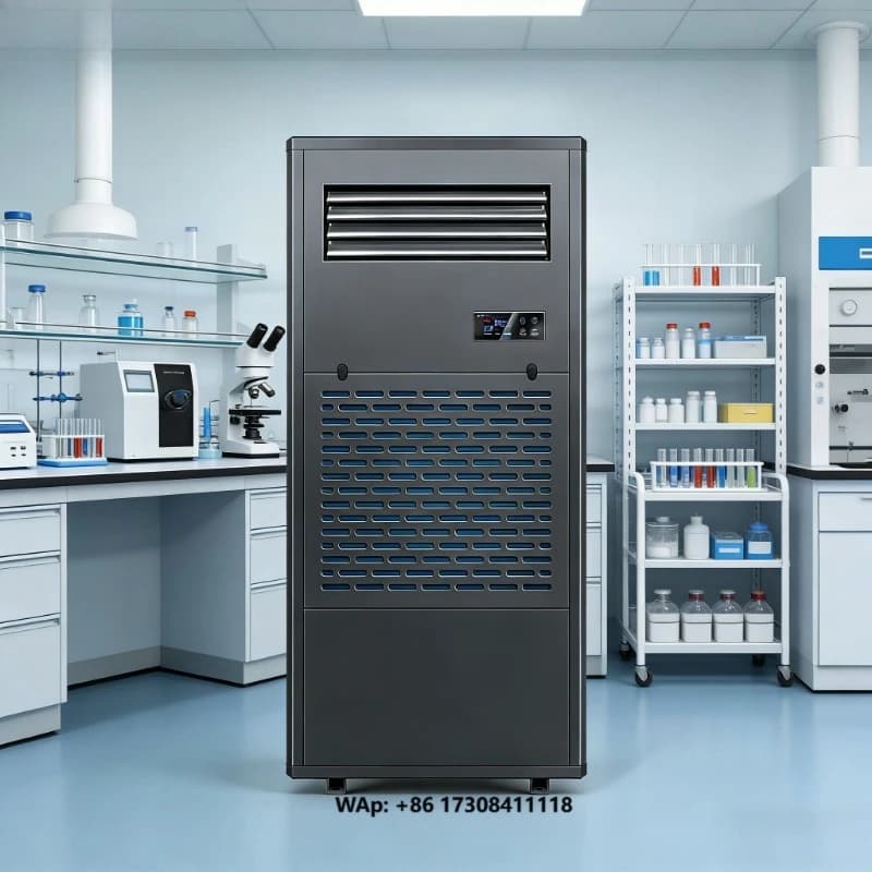 Wetwells Industrial Portable Large Air Conditioner App-Control Metal Construction 2.1kg/h Dehumidification  Use 3.2kW