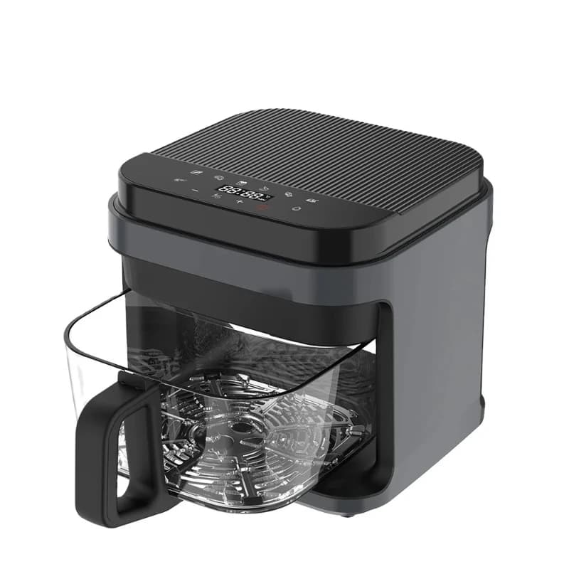 5.5 liter 1200 watt healthy electric smart air fryer 360 visual digital fryer oil-free oven