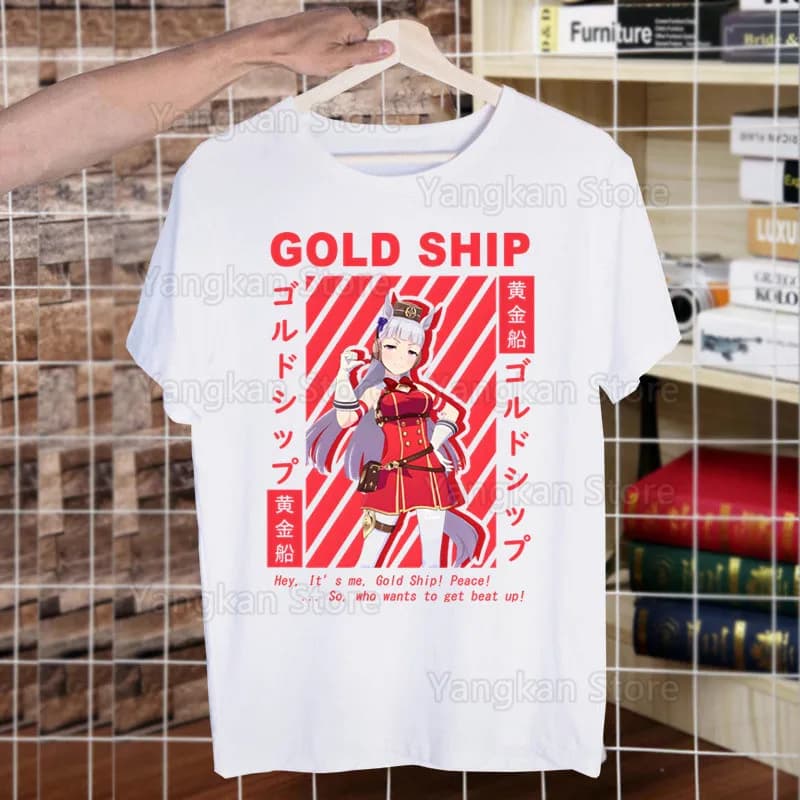 Uma Musume Pretty Derby Umamusume T-shirts Summer Men/Women Hip Hop Funny t shirts Short Sleeve Tops