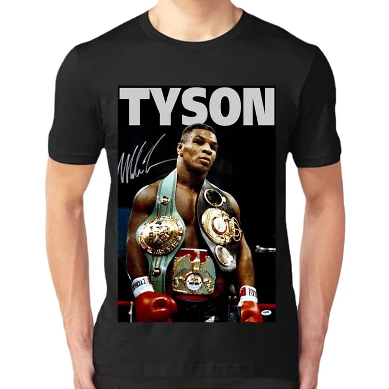 Boxer Mike Tyson Memorializes Boxing T-shirt Boxing Fans'Short Sleeves Unisex T Shirt
