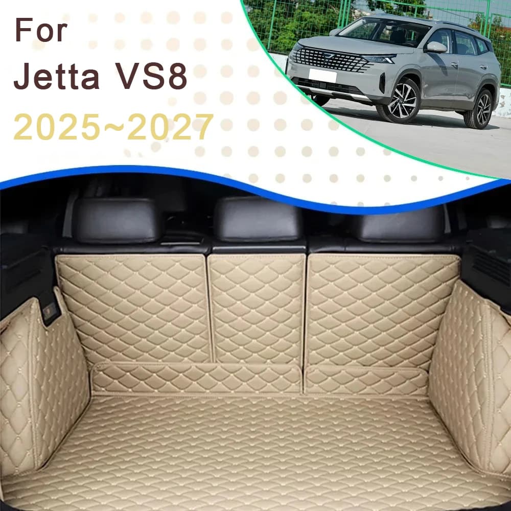 Car Trunk Cargo Liner For Volkswagen Jetta VS8 2025 2026 2027 Waterproof Rug Rear Boor Mats Carpet Storage Pads Auto Accessories
