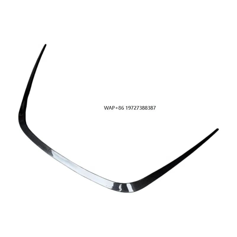 High-quality OEM Style Dry Carbon Fiber Hood Trim Hood Vent Engine Cover Fin for F8 Spider Tributo