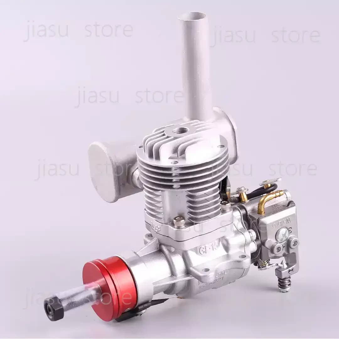 "RCGF 15cc BM 2-Stroke M-o-del Engine – Side Exhaust for RC Aircraft (A-ir Cooled)"