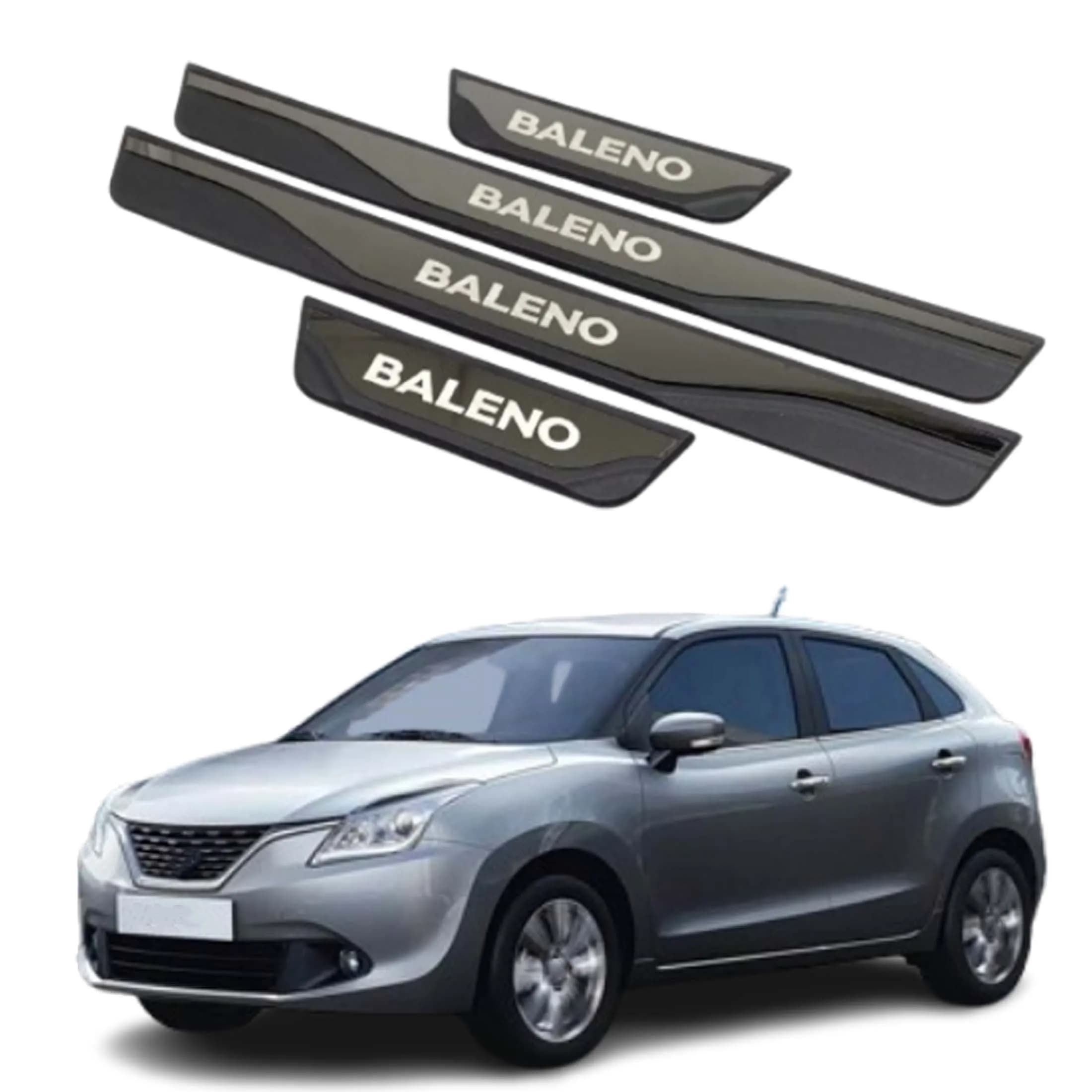 For Suzuki Baleno 2015-2022 Door Sill Scuff Plate Protector Trim Car Accessories Threshold Pedals Cover Stickers