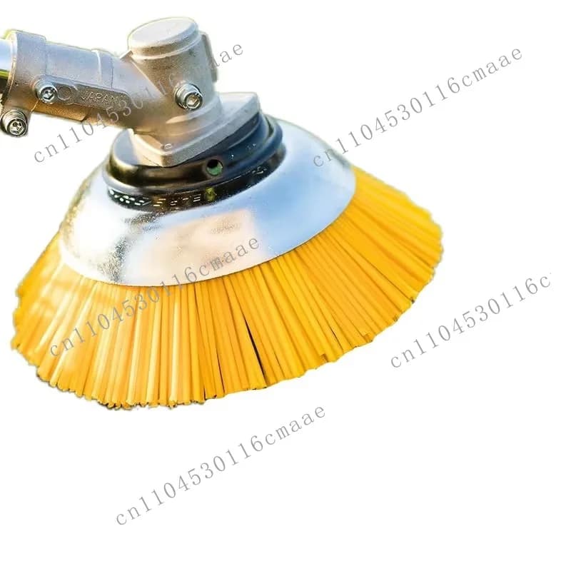 Industrial machinery Durable nylon silk Weed brush head Grass trimmer Rust removal Garden weed brush machine