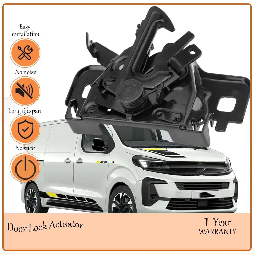 Anti-Abrasion Lower Bonnet Lock Latch Unit,Fit with Captur Clio IV Trafic III Vivaro B, Functional Auto Spare Part oem 656015563
