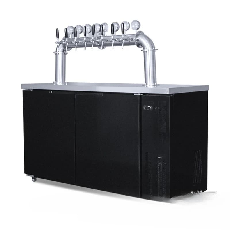 Craft fresh beer machine, air-cooled draft beer machine, refrigerator