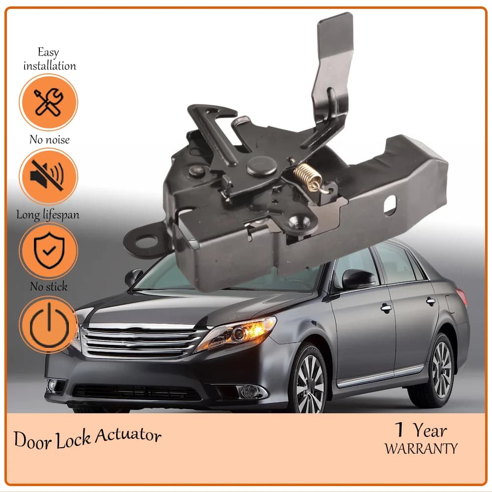 Rust Retarded Non-inductive Front Hood Latch,Fit to Avalon 2005-2010, Low Spec Bonnet Lock Replace oem 53510-AC050, 53510AC050,