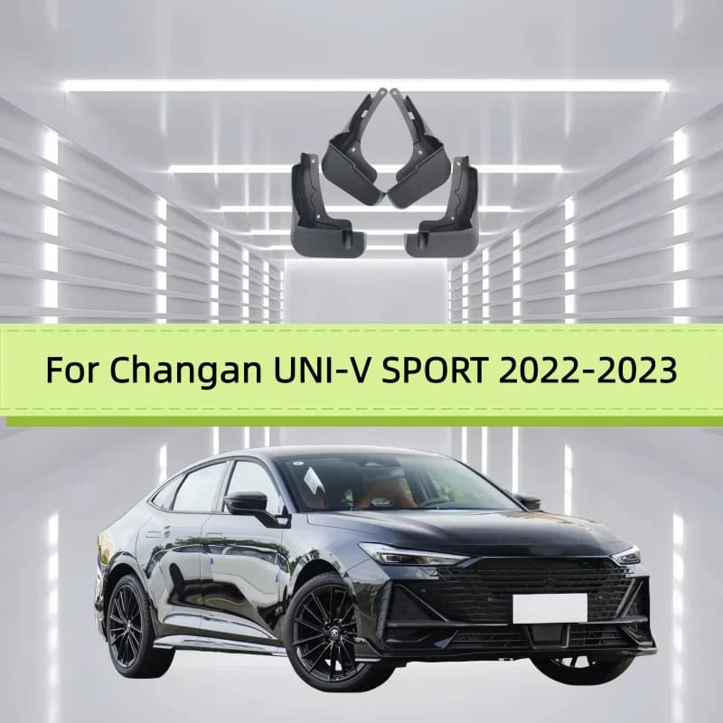4Pcs MudFlaps For Changan UNI-V SPORT 2022-2023 Mudguards Mud Flaps Splash Guards Front Rear Wheels Fender Car Accessories