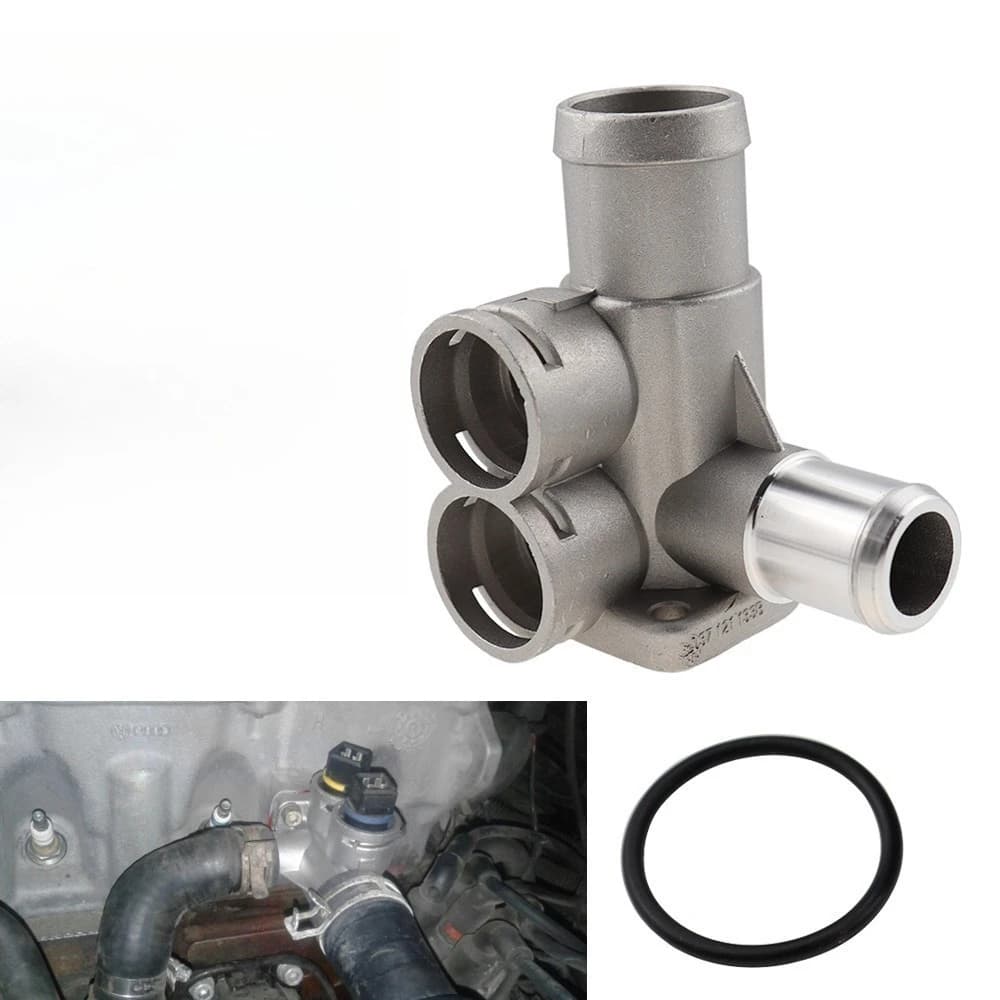 Conector Tubo Refrigerante Refrigeración Aleación Aluminio Para VW, Passat B3, Golf, Sharan, Polo, Audi 80, 100,