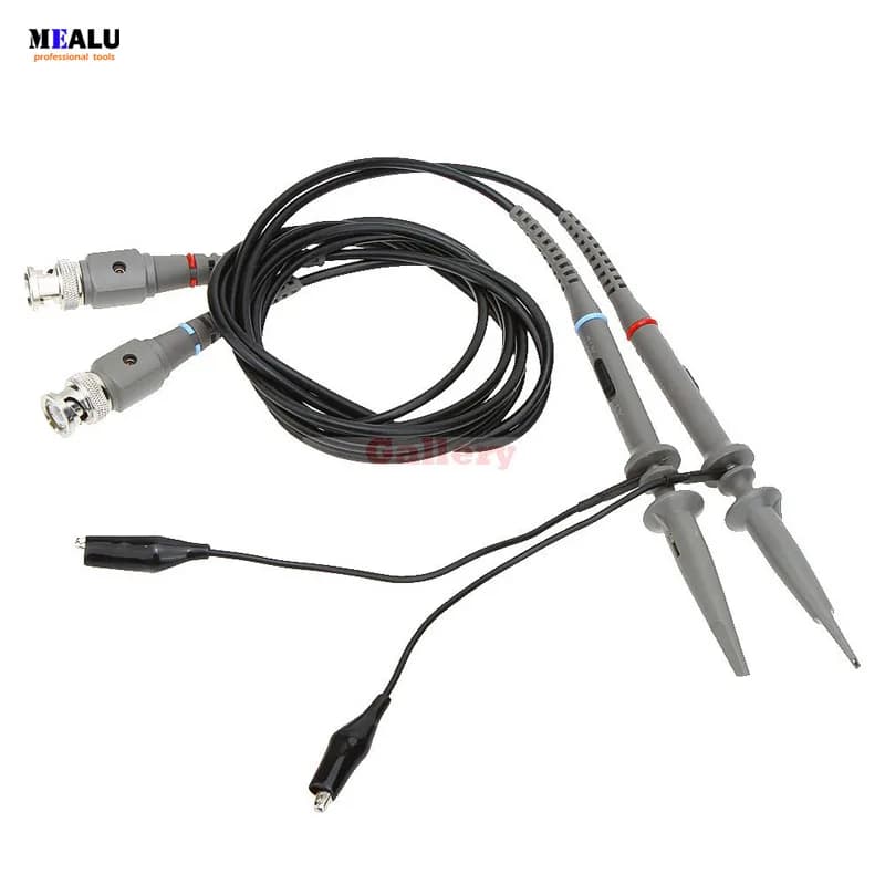 2 Pcs 100mhz Scope Clip Probe High Voltage Oscilloscope Low Noise TP6100