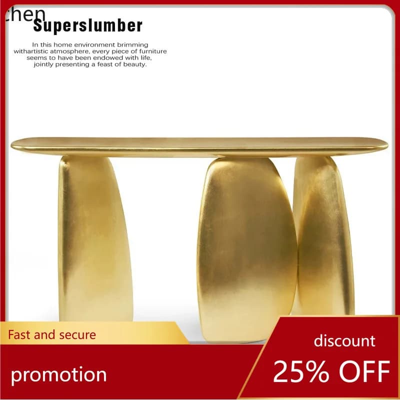 CZ  Console Table for Entryway, High-End Wall-Mounted Ultra-Narrow Strip Table for Hallway, Corridor, and Entryway Display