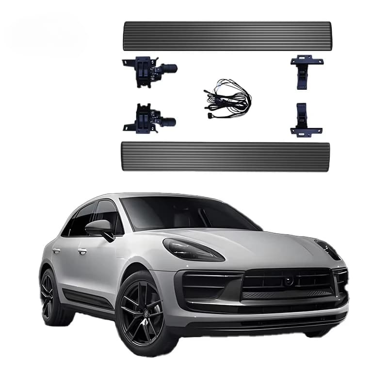 Auto Running Board  Car Automatic Pedal Liush Folding Steps Deployable Waterproof Side Steps for Porsche Macan 2014-2023