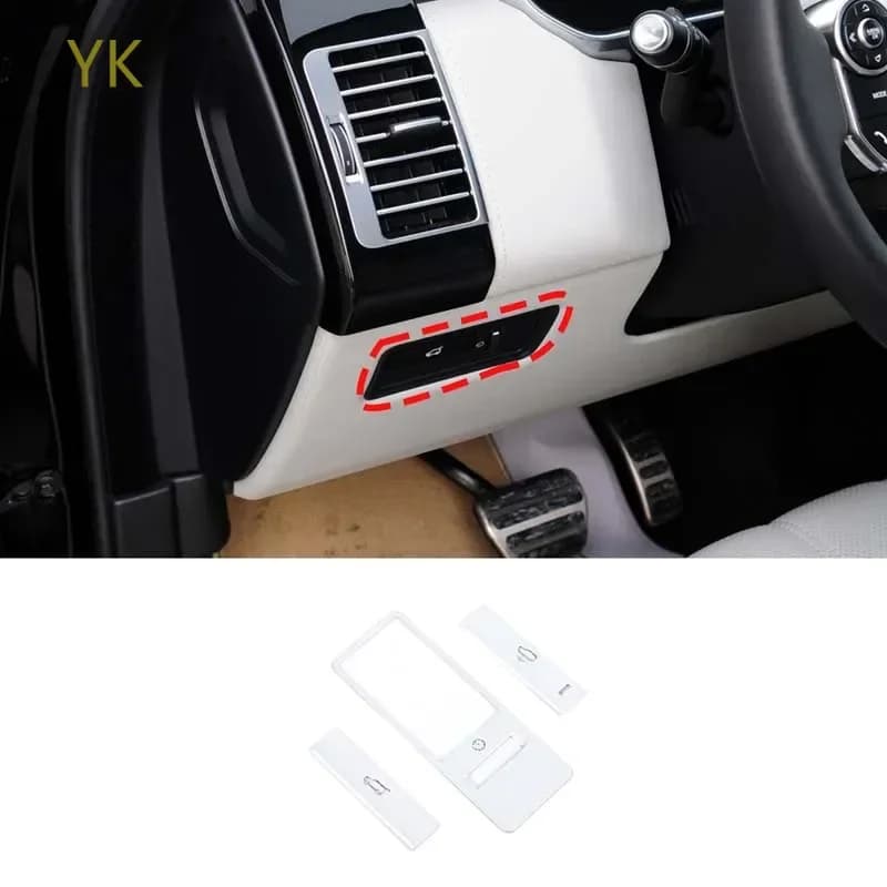 For Land Rover Range Rover Vogue 2013-2022 Car Edition Trunk Pedal Button Sticker Interior Car Accessories(With Electric Pedal)