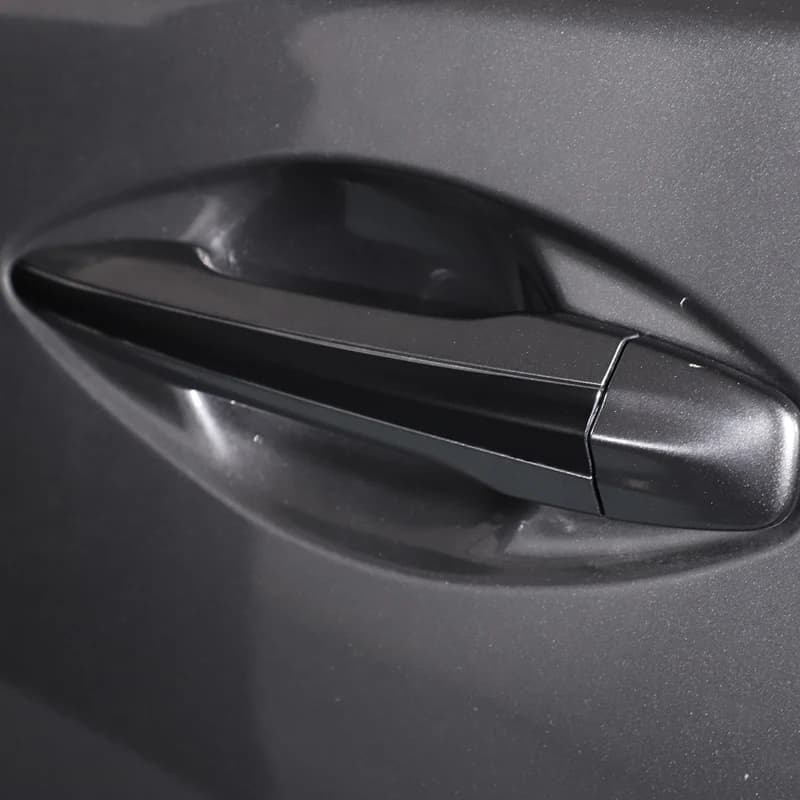 For Infiniti Q50 Q50L 2015 2016 2017 2018 2019 2020 2021 2022 PVC Black Car Door Handle Trim Sticker Car Accessories