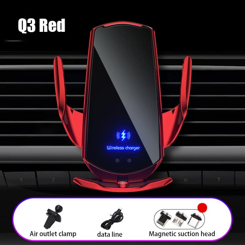 Universal Car Magnetic Phone Holder Car Mobile Support Wireless Charger 15W Magsafe Car Holder for IPhone Samsung Xiaomi Huawei