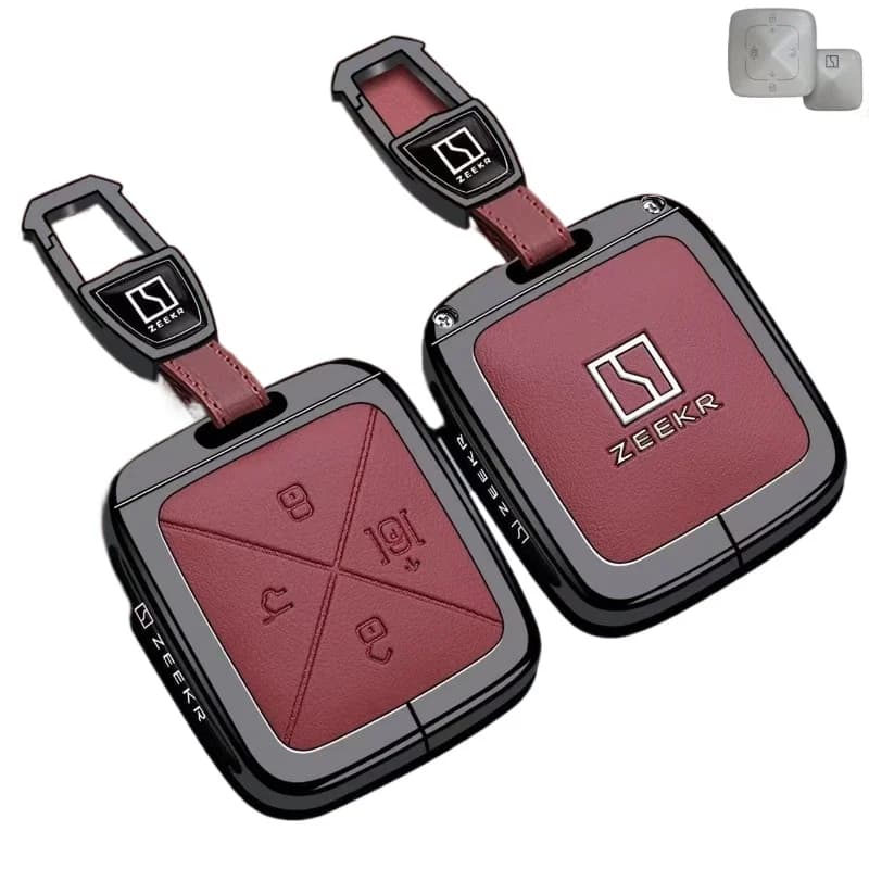 Premium Zinc Alloy Key Cover Case for Zeekr 007 GT / 001 FR / X / 7X / 9X / MIX / 8X (2026) - Protective Key Fob Shell