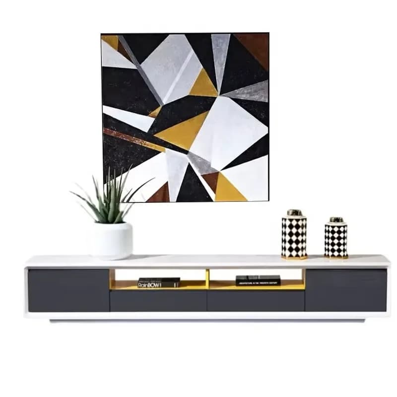 Oem Wooden Living Room Wall Adjustable Chinese Tv Stand Rack Stand Modern Cabinet