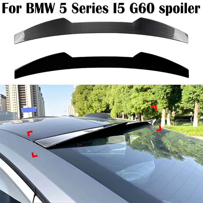 For BMW 5 Series I5 G60 525i 530i M60 2024+ High Quality ABS Plastics Car rear window top spoiler wings Airfoil Accessorie