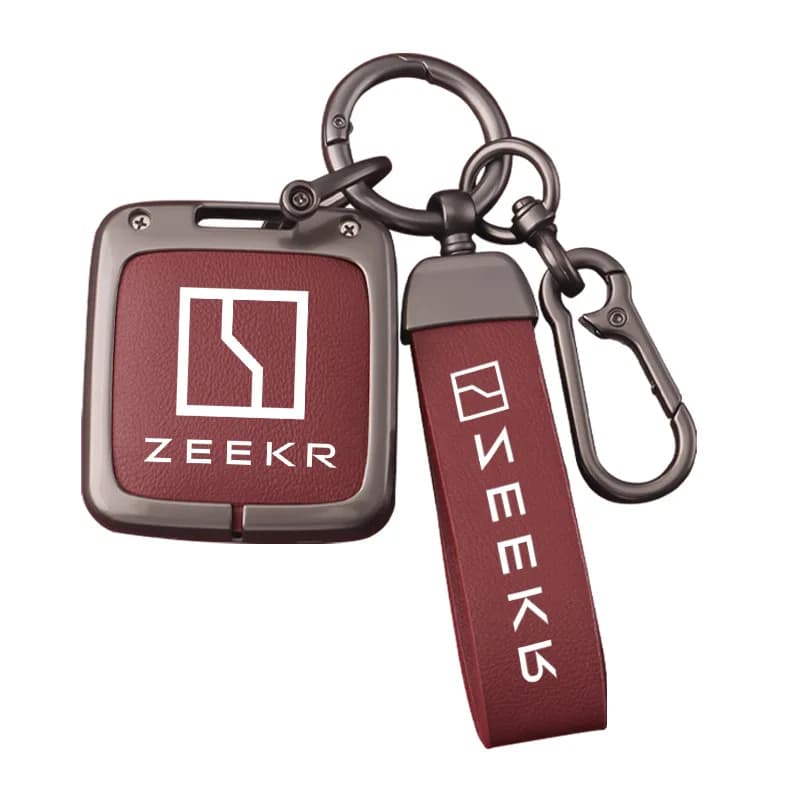 Premium Zinc Alloy Key Cover Case for ZEEKR 001/7X/007/009/X - Protective Fingertip Spinner Card Key Shell Keybag Keychain