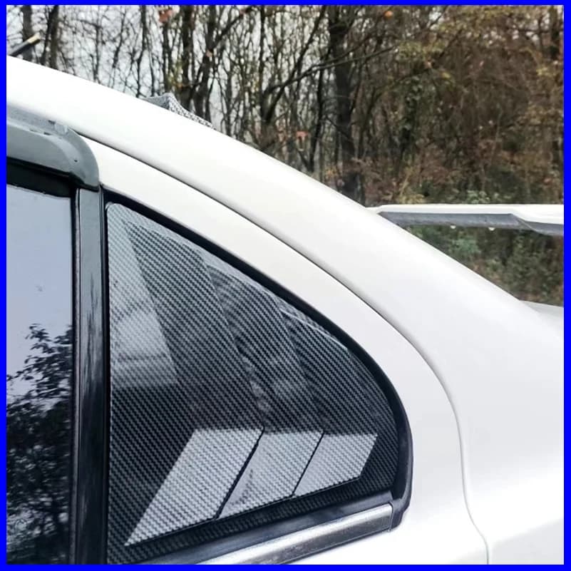 Car Styling For Mitsubishi Lancer EX X Evo 2008-2018 Rear Triangular Window Shutter Louver Vent Trim Cover Auto Accessories