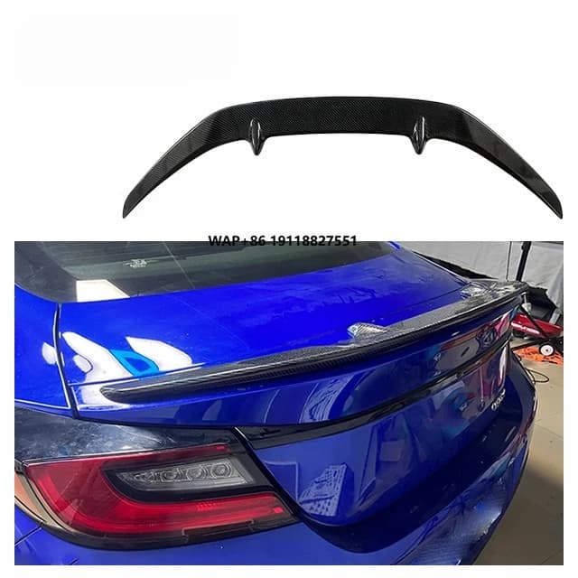 For  2020- GR86 ZD8 Carbon Fiber STI Spoiler ZN8 BRZ ZC8 Body Kit Bumper GR 86 FPR Carbon Fiber Wing Bodykit