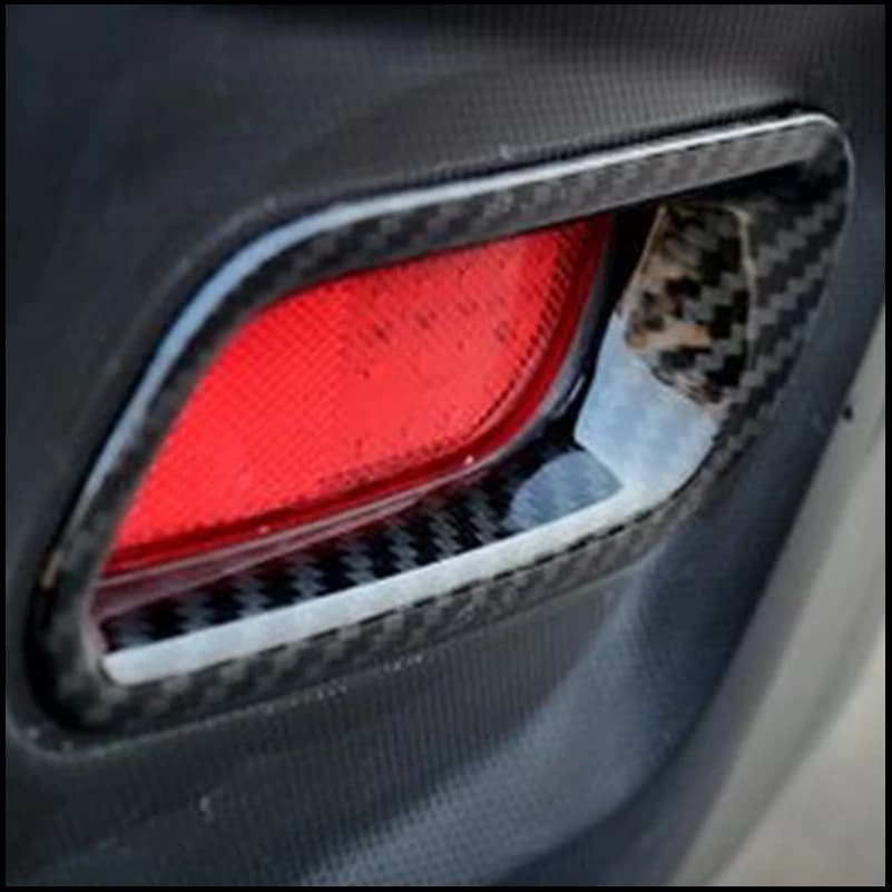 For Subaru XV 2012-2015 Fog Light Lamp Decorative Cover Sticker Trim Car Styling Auto Parts Accessories