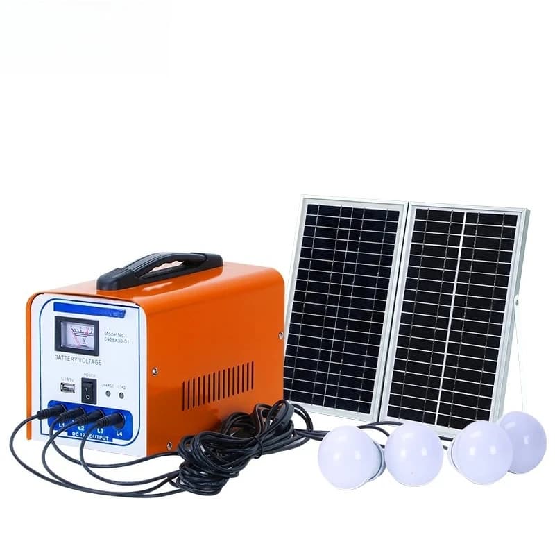 High Efficiency Solar System 30w 40w 50w Solar LED Bulb Emergency Light