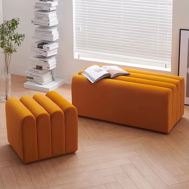 Modern shoe changing stool entrance stool household simple bedroom low stool