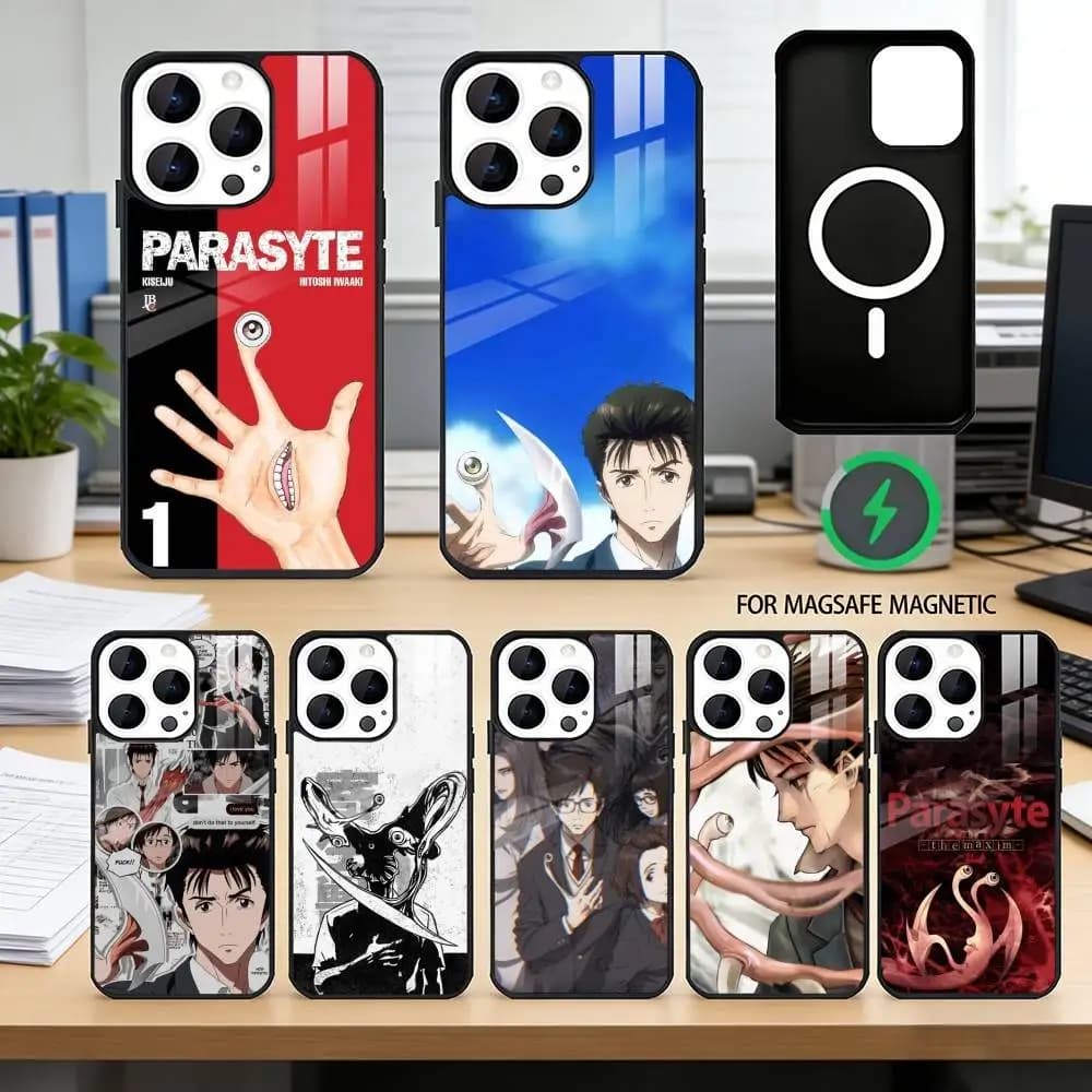 Parasyte  Phone Case For iPhone17,16,15,14,13,12,11 Plus,Pro Magnetic with Magsafe Wireless Charging