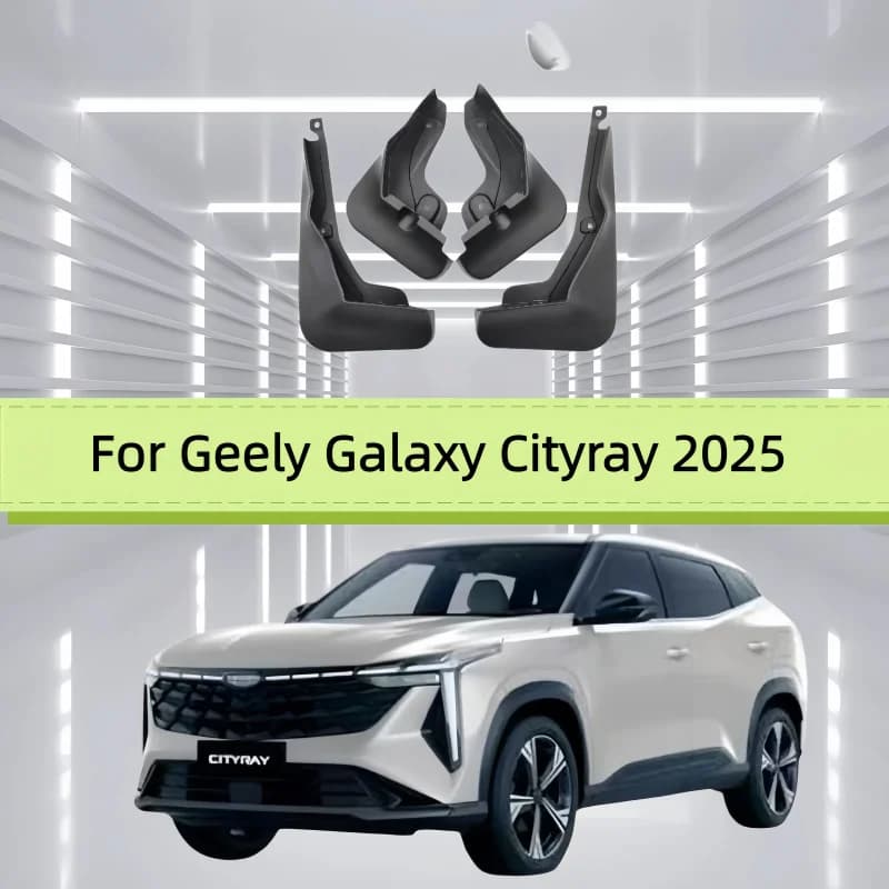 Mudflaps Mudguards Fit for Geely Galaxy Cityray 2025 Mudguards Tire Fenders Mud Flaps Wheel Guards Accessories 4x Tyre