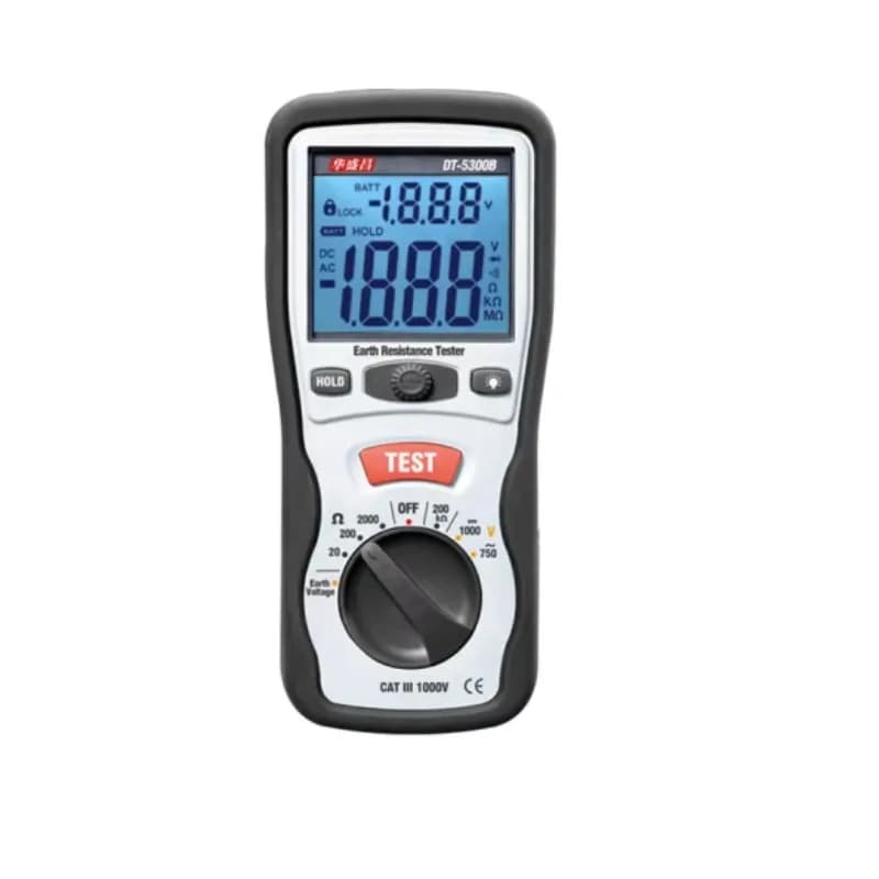 DT-5300B 4-Wire Digital Earth Resistance Tester