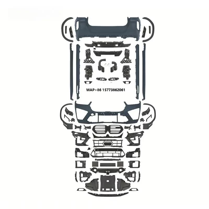 Car Parts Car Bumpers Suitable for 23rd Model Later Modification of  X6 G06 Front and Rear Bumpers to X6M Style