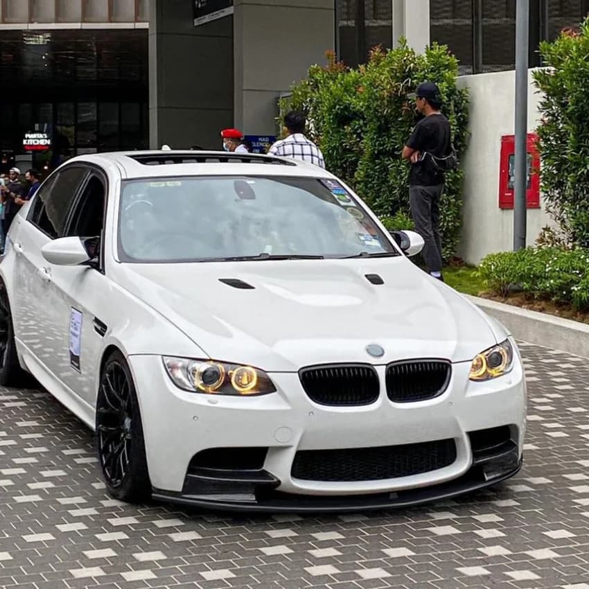 For 2006-2012 BMW 3 Series M3 E90 E91 Front Bumper Lip Splitter Diffuser Body Kit Bumper Guard Protector