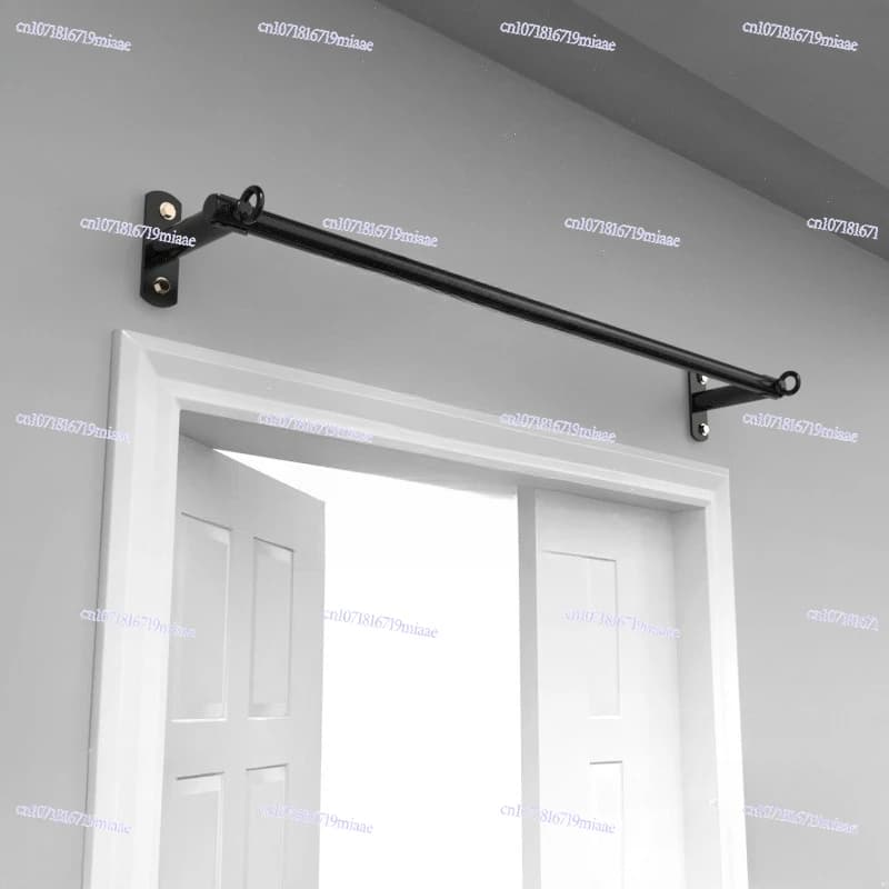 Indoor door fitness single pole stainless steel stretch hanger swing frame pull-up frame punch hole
