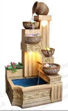 Home Indoor Living Room Flowing Water Landscape Pottery Pot Hotel Fountain Fish Pond Restaurant Shop Ornament