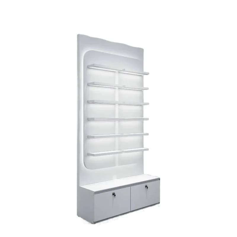 Custom Premium Showcase with Light Emitting Diodes Full Visual Showcase for Optical and Smoke Shop