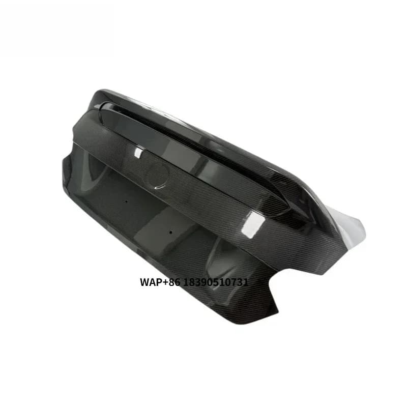 V Style Dry Carbon Fiber Rear Trunk Lid for G87 M2 G42 M240 Carbon Fiber Rear Trunk