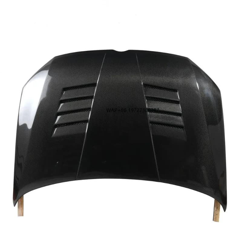 Car Bonnet Carbon Fiber Engine Hood for 2013-2017  Upgrade VR Style Real Carbon Fiber Car Cover Auto Parts