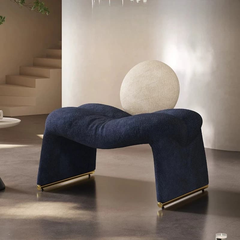 Italian minimalist style sofa chair, Nordic sofa, home lounge designer, lazy leisure chair