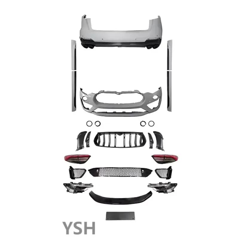 High Quality Body Kit For Maserati Ghibli 14-20 Upgr 21 Style Front Rear Car Bumpers Headlights Taillight
