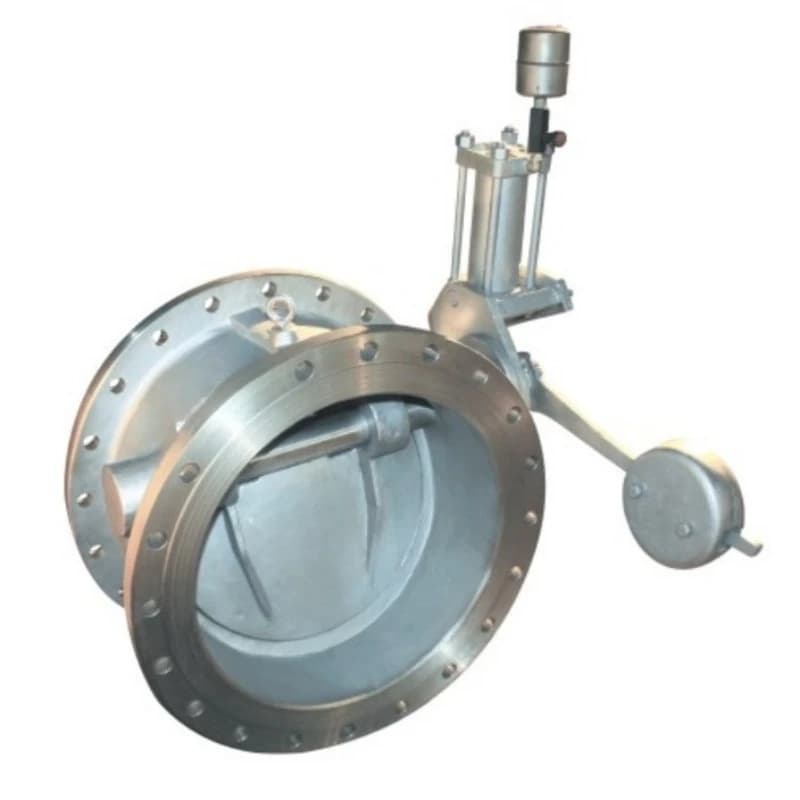 Stainless steel 304/316 hydraulic slow-closing butterfly check valve