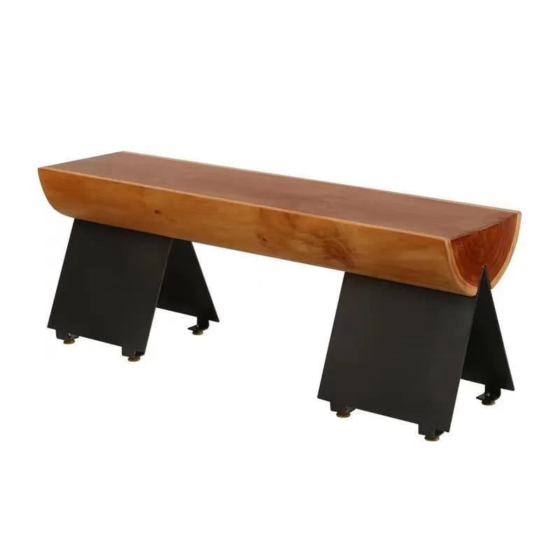 American creative wooden pier short wooden stool