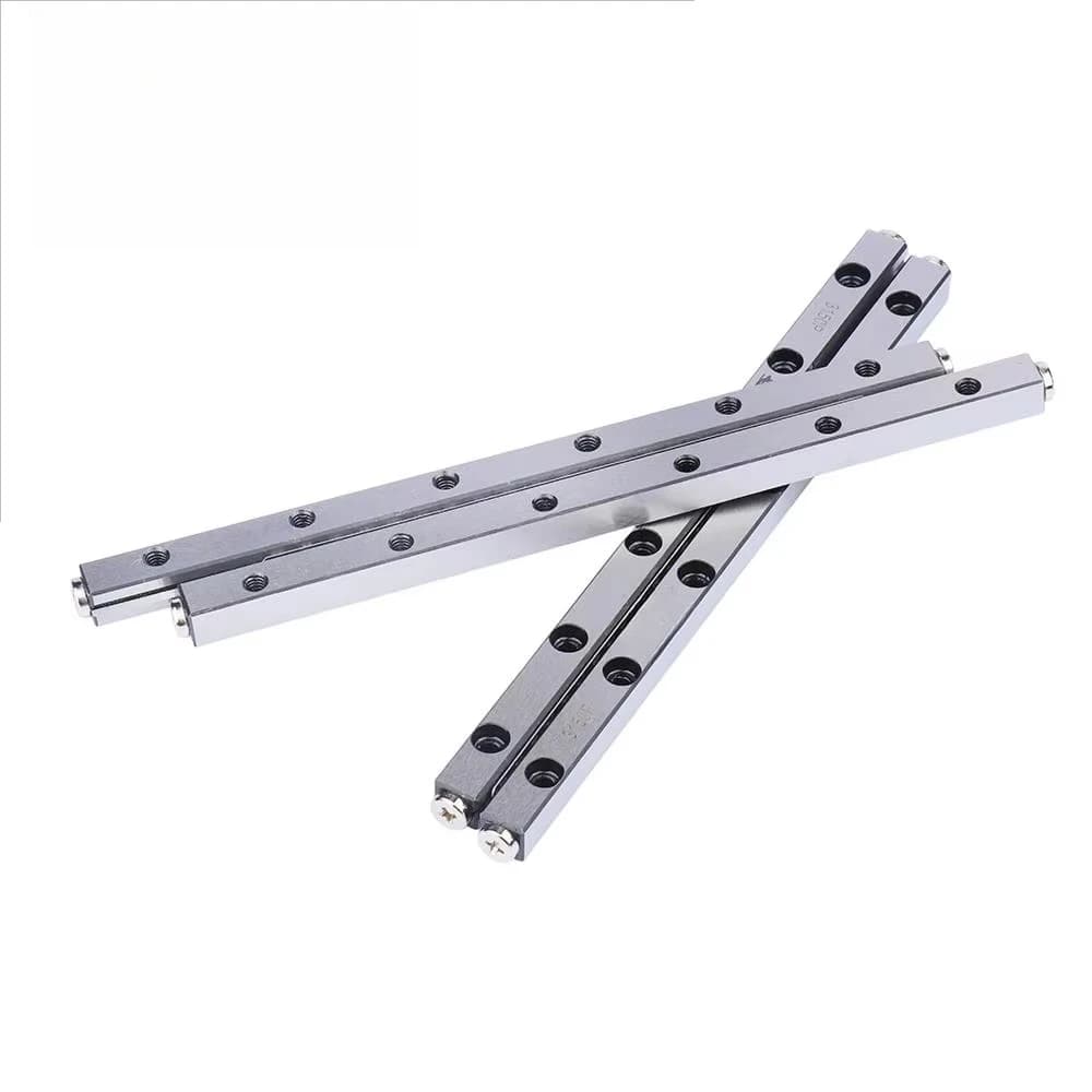 2pcs Speed New Steel Slide Rail Linear Guide Automatic Linear Motion Roller Rail Cross Block Bearing PLC Engine Core Components