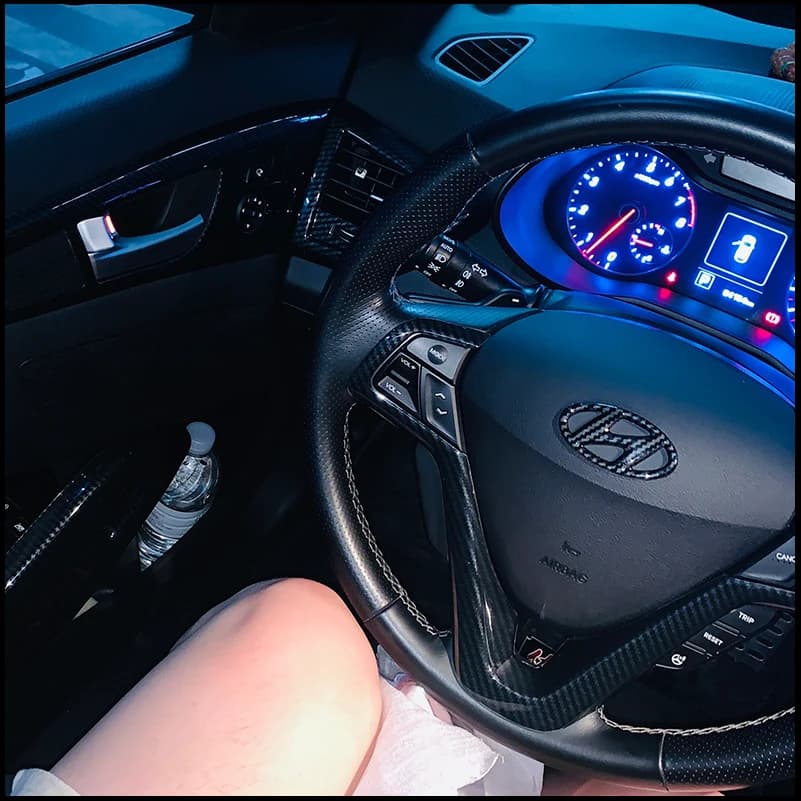 Car Styling For Hyundai Veloster 2011-2016 Steering Wheel Air Outlet Door Armrest Handle Decoration Cover Trim Auto Accessories
