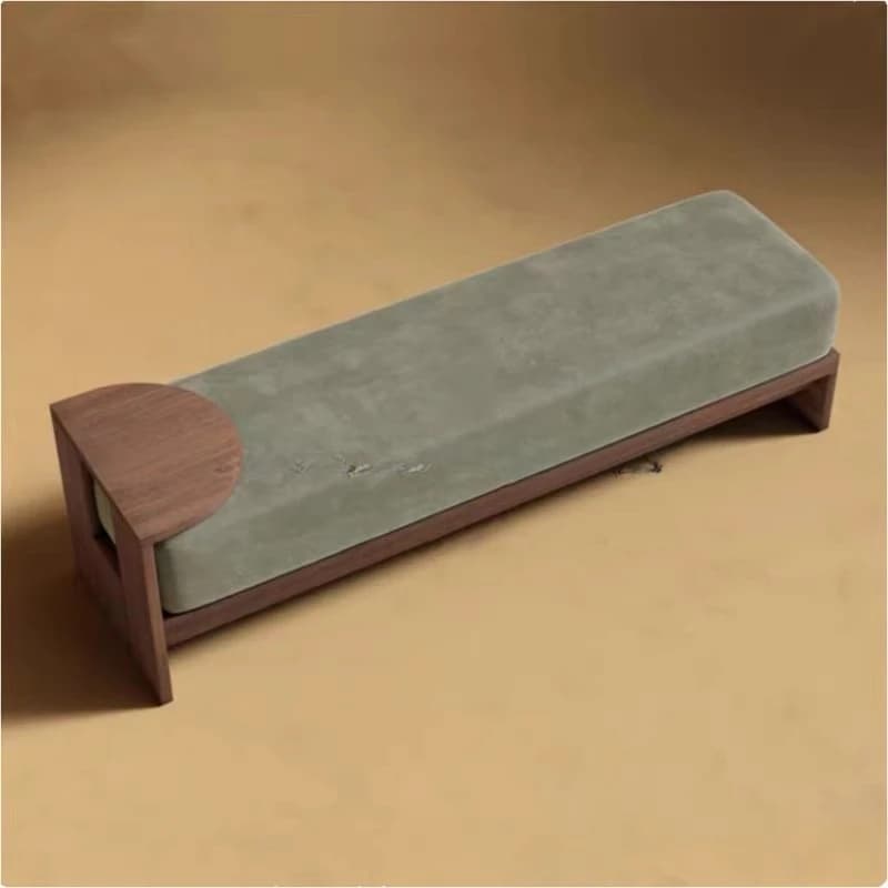 Medieval style modern solid wood sofa bench household home shoe changing stool cloakroom changing stool bedside stool