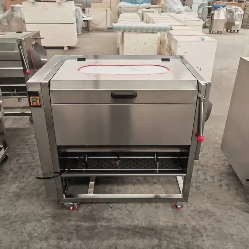Vegetable and Fruit Roller Cleaning Machine Stainless Steel Cleaning Equipment Fully Automatic Brush Hawthorn Cleaning