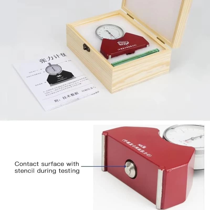 7-50n Silk Screen Newton Tension Meter Tension Meter for Silk Mesh Screen Printing 7-50n Silk Screen Newton Tension Tester