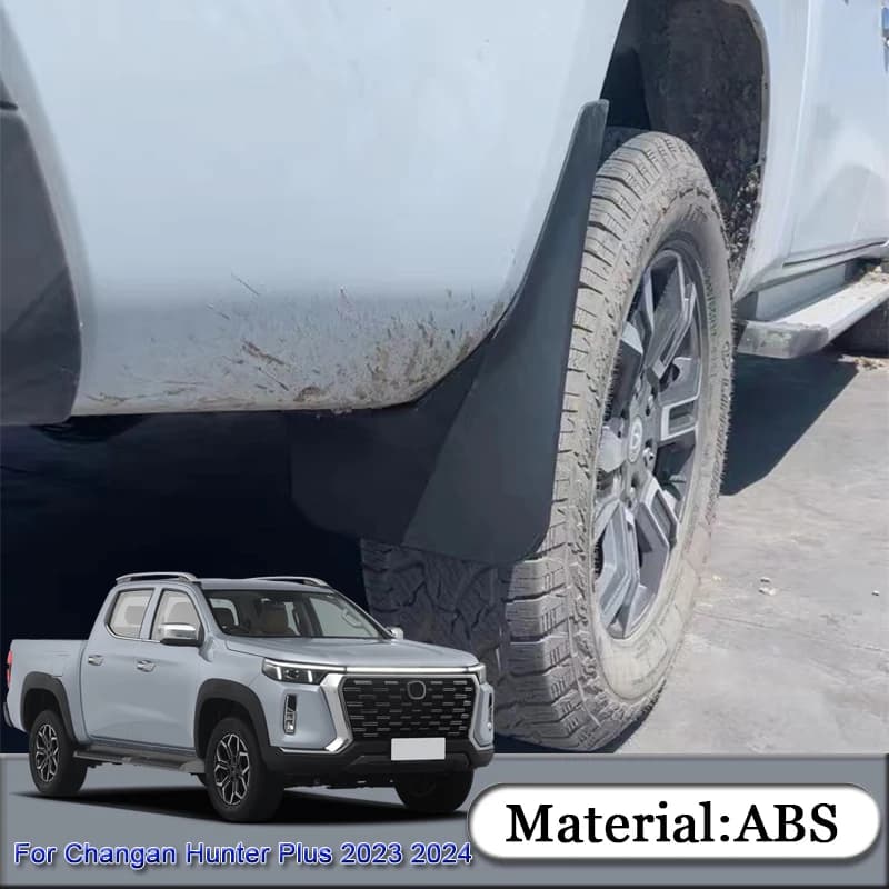 For Changan Hunter Plus 2023 2024 Car Styling ABS Car Mud Flaps Splash Guard Mudguards MudFlaps Front Rear Fender Accessories