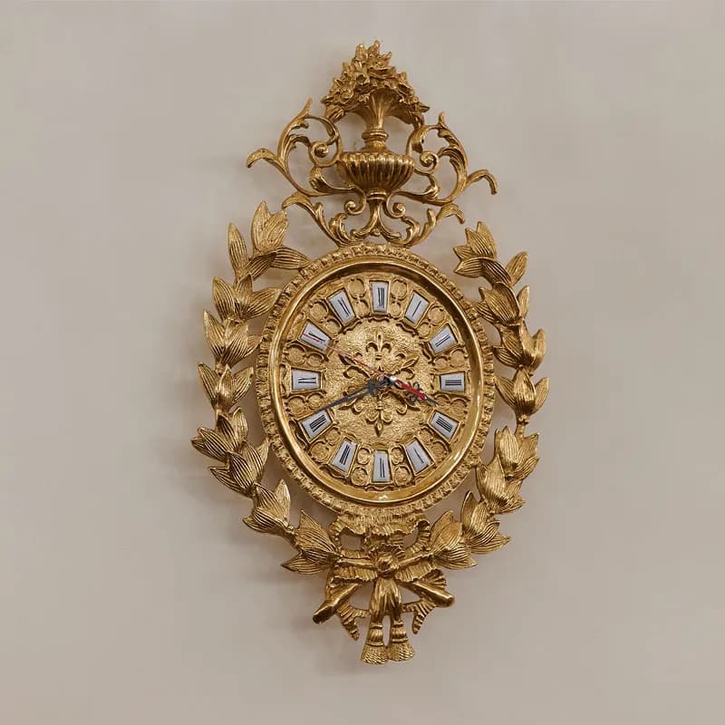 Elegant Premium Wall Clock Gold Luxury Upgrade Aesthetic Bedroom Digital Wall Clock Modern Relojes De Pared Home Decor Items